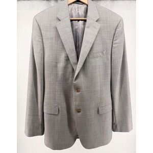 Lauren Ralph Lauren Black Label Gray Wool Slim Fit‎ Sport Coat Blazer 42L 797